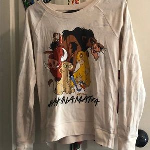 Reversible lion king sweatshirt
